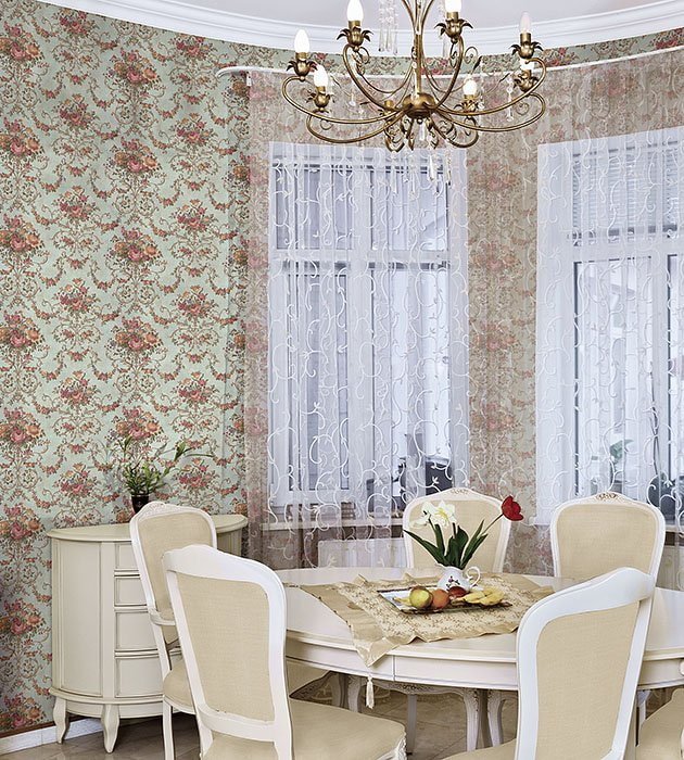 monogramme dans l'intérieur de la cuisine