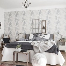 Papier peint gris : combinaisons, design, choix de meubles et de rideaux, 101 photos d'intérieur-3