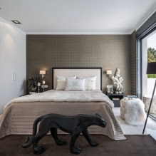 Papier peint gris : combinaisons, design, choix de meubles et de rideaux, 101 photos d'intérieur-7