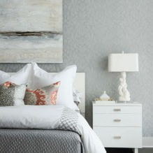 Papier peint gris : combinaisons, design, choix de meubles et de rideaux, 101 photos dans l'intérieur-19
