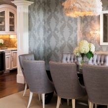 Papier peint gris : combinaisons, design, choix de meubles et de rideaux, 101 photos d'intérieur-26
