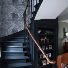 Papier peint gris : combinaisons, design, choix de meubles et de rideaux, 101 photos d'intérieur-4