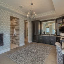 Papier peint gris : combinaisons, design, choix de meubles et de rideaux, 101 photos d'intérieur-15