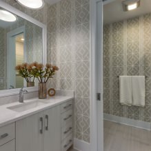 Papier peint gris : combinaisons, design, choix de meubles et de rideaux, 101 photos d'intérieur l'intérieur-11