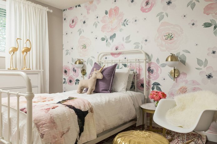Papier peint dans la chambre d'enfant