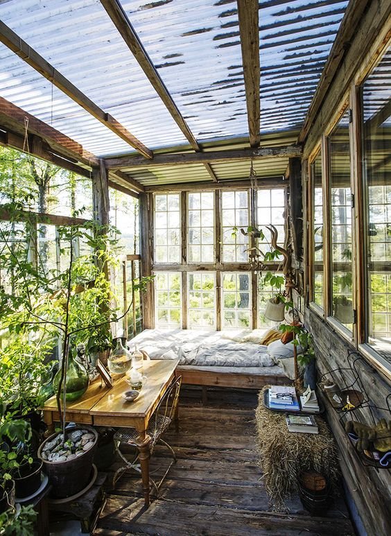 Chambre sur la véranda