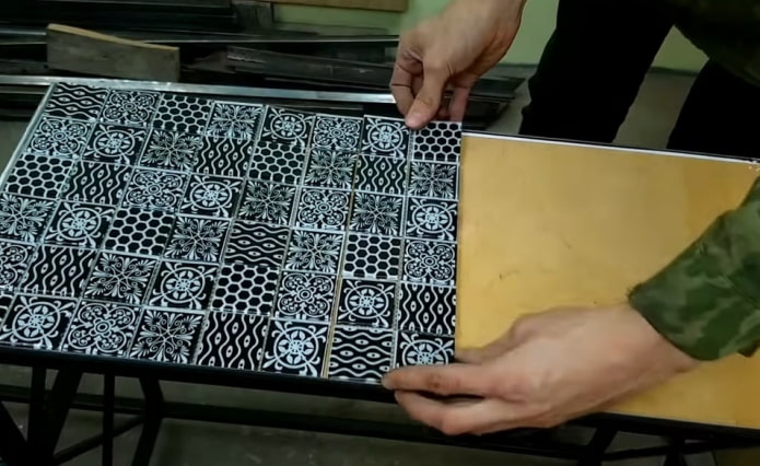 Collage de la mosaïque