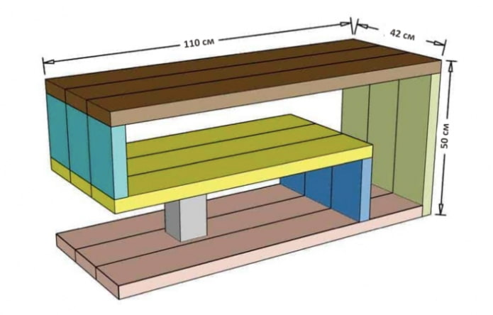 shoe rack drawing