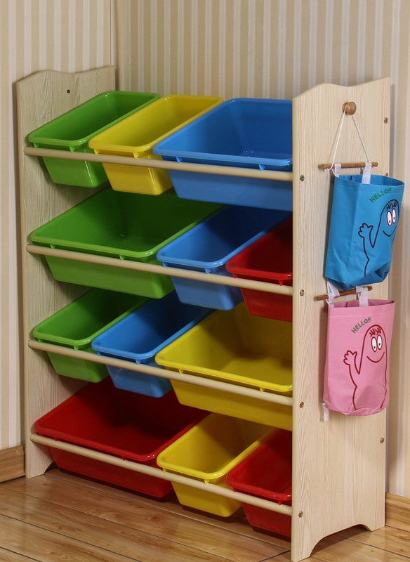 Étagère à chaussures pour enfants à l'intérieur