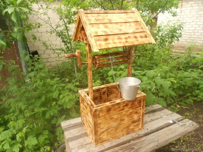 puits en bois