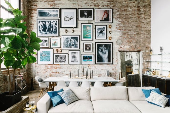 photos d'intérieur style loft