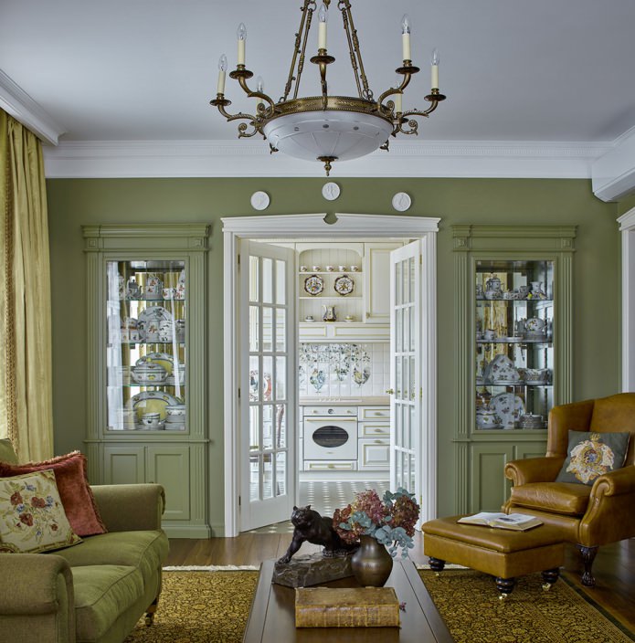 Style classique dans le salon