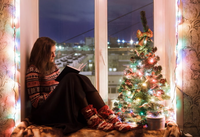 Sapin de Noël décoré