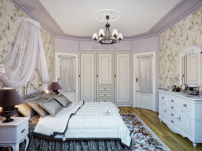 Chambre lavande style provençal