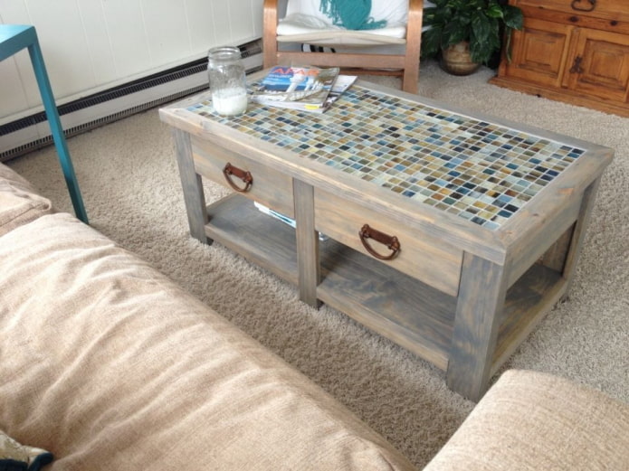 Table en mosaïque