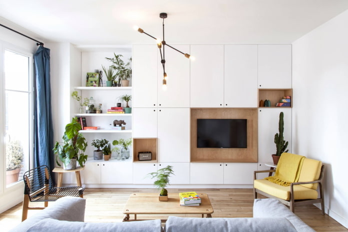 Intérieur moderne et lumineux