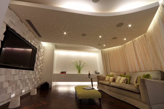 Design avec un ciel étoilé