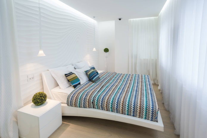Éclairage d'une petite chambre