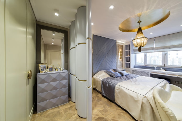 Lustre luxueux dans la chambre