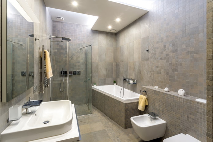 Éclairage zonal dans la salle de bain