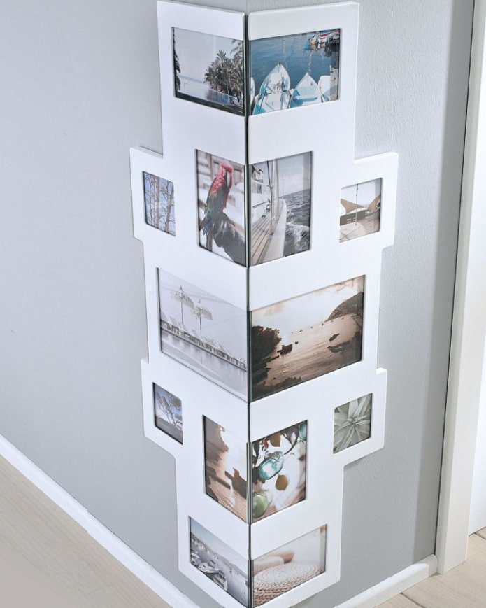 décorer un coin avec des photographies