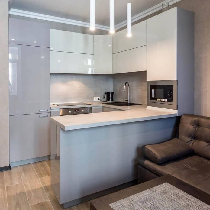 Espace cuisine lumineux