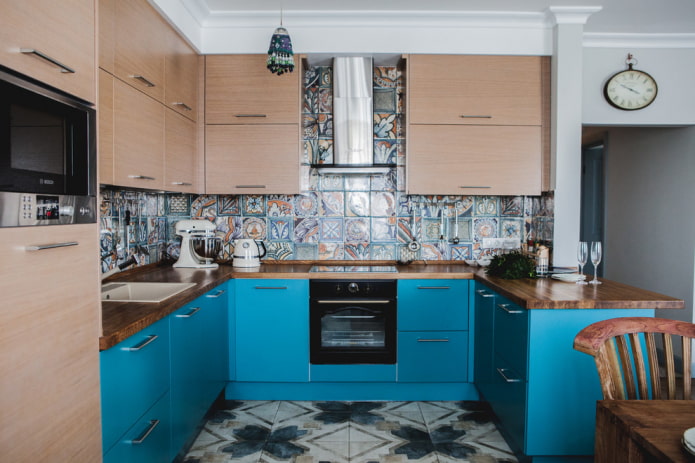 Meuble de cuisine en U