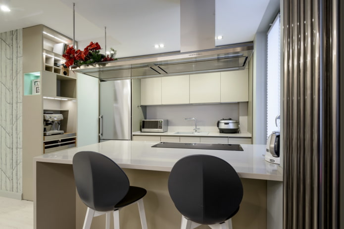 Ensemble de cuisine en U