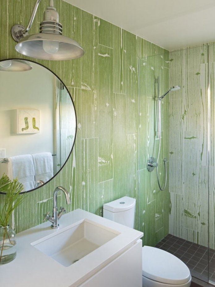 Panneaux en PVC vert
