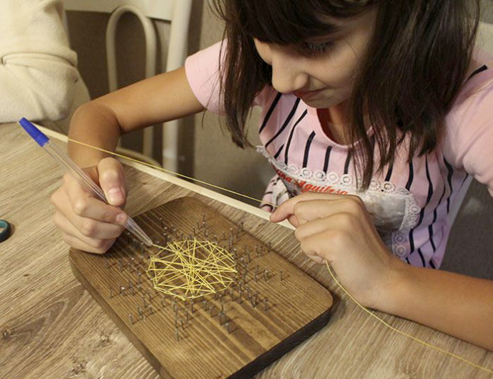 Exemple d'enroulement au stylo