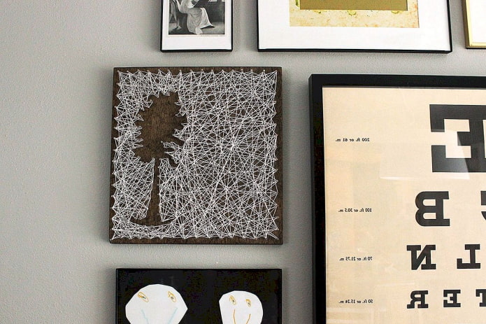 Peinture de silhouette