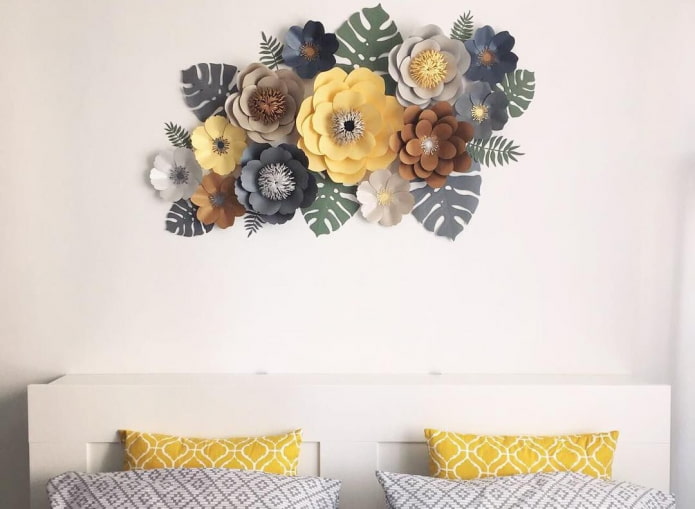 panneau mural en papier à l'intérieur