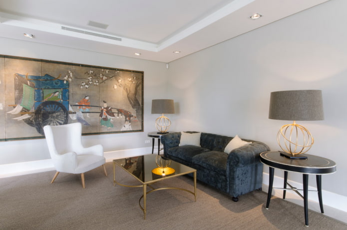 Panneau mural avec image de personnes à l'intérieur