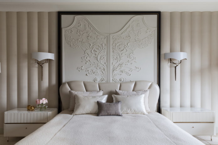 panneau mural dans la chambre