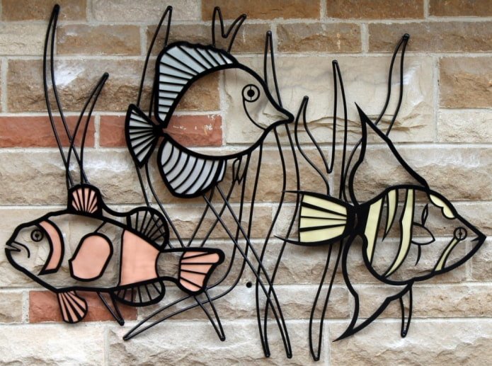 mur forgé Panneau mural forgé à l'intérieur