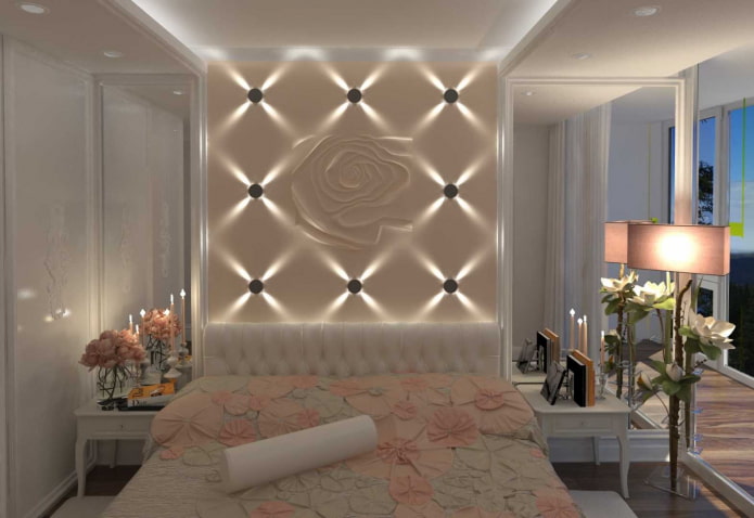 Panneau mural lumineux à l'intérieur