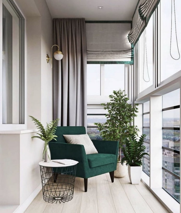 rideaux pour le balcon