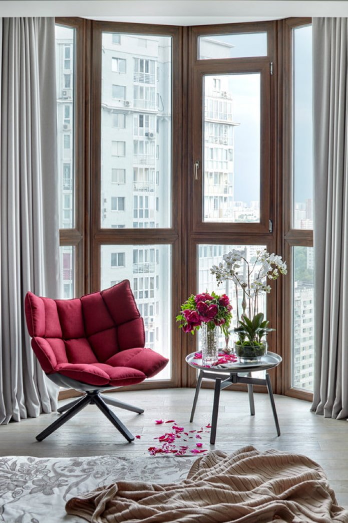 loggia combinée avec une pièce