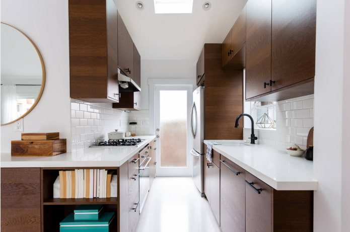 cuisine moderne effet bois