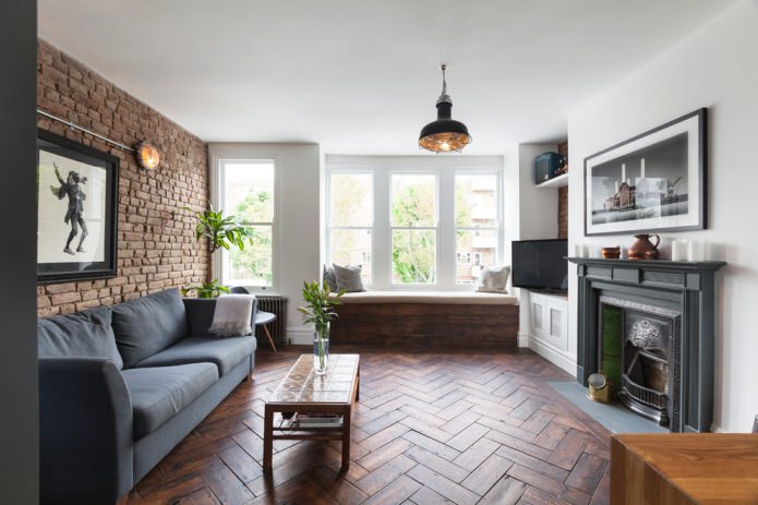 pose de parquet à chevrons