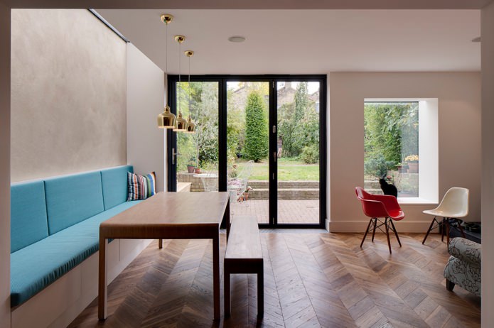 pose de parquet en chevrons