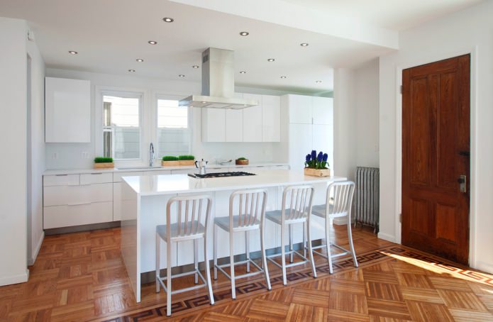 méthode de pose de parquet combinée