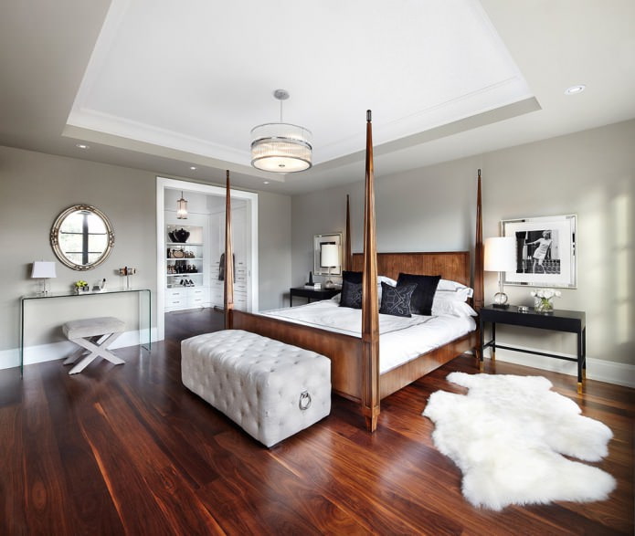 Parquet dans la chambre