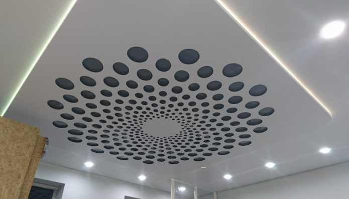 structure perforée flottante