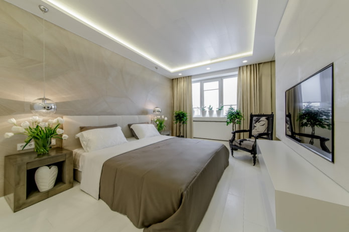 Plafond à deux niveaux