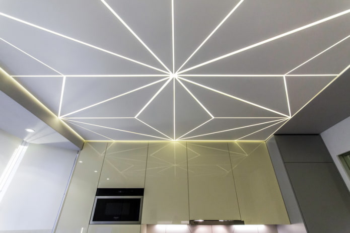Plafond rétroéclairé