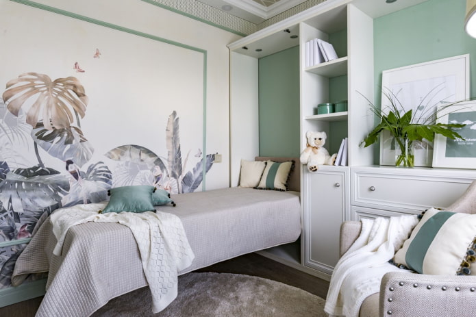 Chambre d'enfant aux couleurs claires