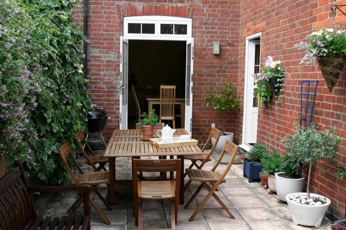 Patio d'arrière-cour