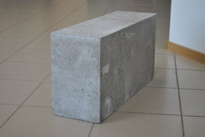 apparence du bloc de mousse