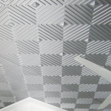 Carreaux de plafond en mousse plastique : avantages et inconvénients, étapes de collage-7